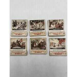 Complete Set 6 American Revolution Bicentennial 1976 Matchbooks Diamond Match